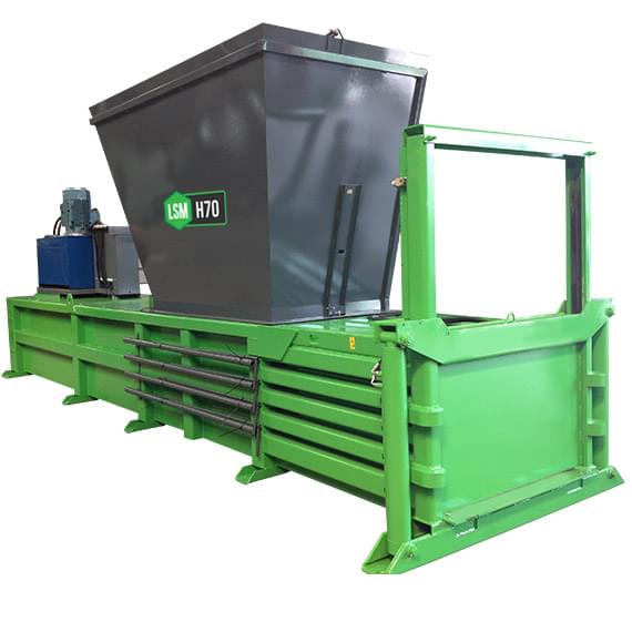 horizontal big baler side