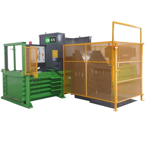 horizontal big baler back