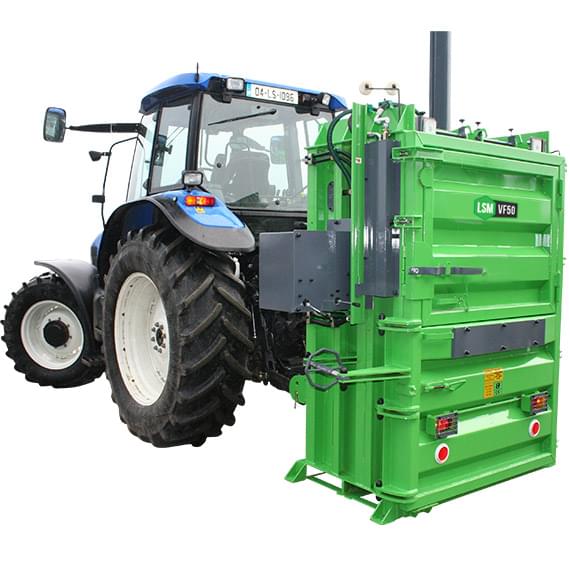 agricultural waste baler front