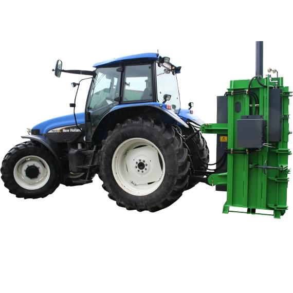 agricultural waste baler side